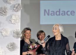 Na snímku zleva Daniela Flejšarová, ředitelka Elpida plus Broňa Hilliová, Eva Vojtová, ředitelka Nadace O2 Ivana Šatrová a Eva Janoušková.