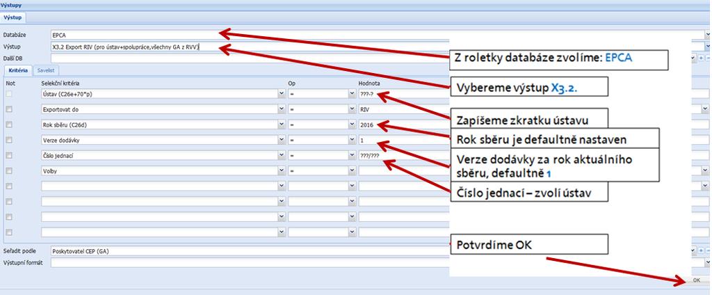 Výstup pro vytvoření vav souborů pro všechny poskytovatele ve formulářích X3.