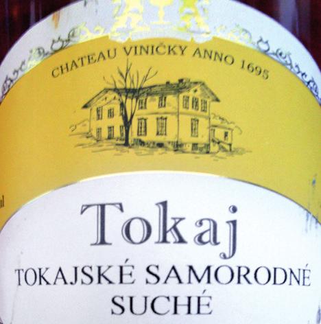 Tokajské vína TOKAJ, CHATEAU VINIČKY ANNO 1695 Samorodné, sladké 0,5l 12% 11,-