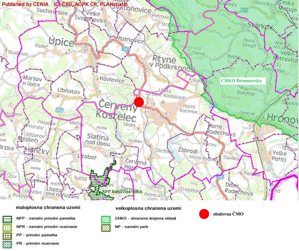 C. Údaje o stavu životního prostředí v dotčeném území Natura 2000 Soustava Natura 2000 je v České republice tvořena ptačími oblastmi a evropsky významnými lokalitami podle požadavků směrnice