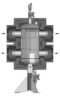 9) KV KV KR KR Hydraulický stabilizátor otopné soustavy (DN 50 DN