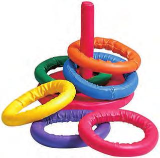 Sada se skládá ze: základny (průměr: 20 cm), kolíku (délka: 18 cm) a 6