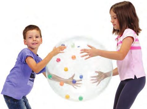 Activity Ball Průhledný míč má uvnitř