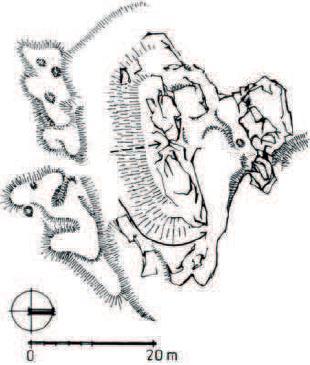 Rozbor literatury Archeologické nálezy datují existenci sídla do průběhu 14. století (PEŘINA in BREJCHA 2013). Kromě keramiky byly na lokalitě v 19.