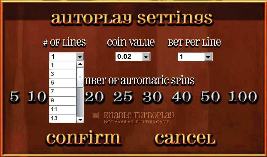 Automatická hra Na hernom paneli sa nachádza aj tlačidlo s názvom "AUTOPLAY/AUTOHRA".
