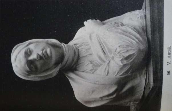 Obrázek č. 89 Va clav Antoš, Melancholie, (Oddanost, Svata ), 1903 1904, sádra (kat. č. 56) Vystaveno v sekci Jednoty umělců výtvarných na 67.