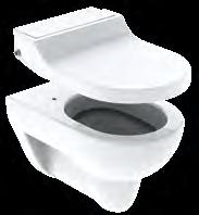 1 1 AQUACLEAN TUMA COMFORT JE DOSTUPNÁ SO ŠTYRMI DIZAJNOVÝMI KRYTMI: alpská biela čierne sklo biele sklo brúsená ušľachtilá oceľ Sprchovacie WC