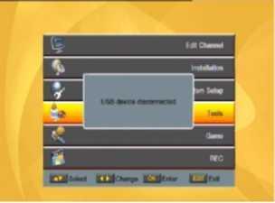 4.8 Bezpečné odpojení USB zařízení Stiskněte OK na této poloţce a objeví se dialogové okno Nyní můţete bezpečně odebrat USB zařízení!