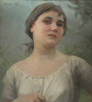 Zeminou a PhDr. M. Zachařem. Vyvolávací cena: 30 000 Kč ( 1 154) Odhadní cena: 50 000 70 000 Kč olej na lepence, 1886, sign. LN, 30 27 cm, rám, zaskl.