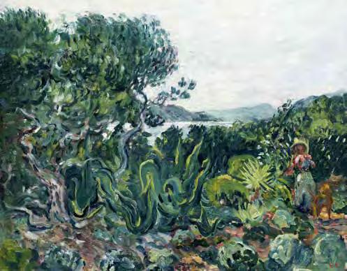 27. 5. 2018 PRAHA, ŽOFÍN SAMOSTATNÁ AUKCE 151 Louis Valtat (1869 1952) Středomořská krajina olej na plátně, 1900, sign.