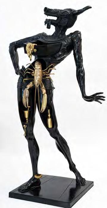 27. 5. 2018 PRAHA, ŽOFÍN SAMOSTATNÁ AUKCE 209 Salvador Dalí (1904 1989) Mínotaurus patinovaný bronz, 1981, sign., v.