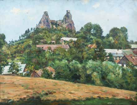 GALERIE KODL 80. AUKČNÍ DEN 249 Josef Multrus (1898 1957) Narozeninové zátiší olej na překližce, 20. léta 20. století, sign.