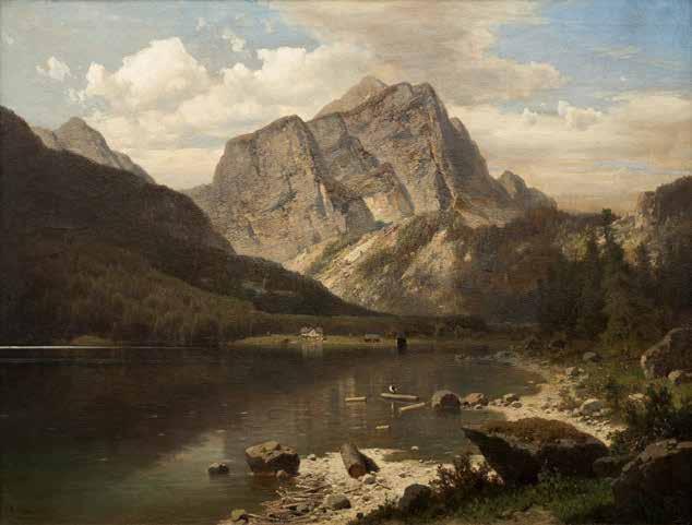 27. 5. 2018 PRAHA, ŽOFÍN 35 Adolf Chwala (1836 1900) Krottensee olej na plátně, 1885 1895, sign.