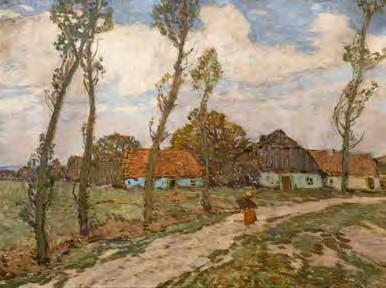 GALERIE KODL 80. AUKČNÍ DEN 65 Josef Multrus (1898 1957) Pařížský bulvár olej na plátně, 20./30. léta 20. století, sign.