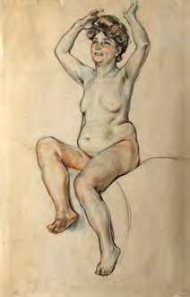 27. 5. 2018 PRAHA, ŽOFÍN SAMOSTATNÁ AUKCE 69 František Kupka (1871 1957) Studie k Radostem konvolut 10 kreseb (P. Wittlich, Praha 1982, str. 205 206) a v monografii František Kupka (L.