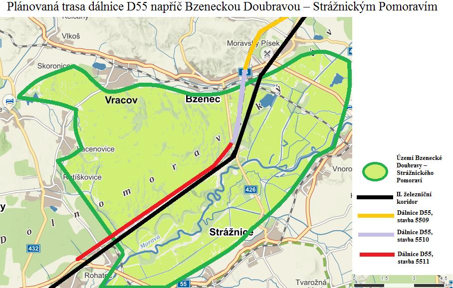 UTB ve Zlíně, Fakulta logistiky a krizového řízení 62 zakryta min. do výšky 2,5 m, zbylý prostor bude vyplněn pletivem. Součástí stavby bude i ekodukt.