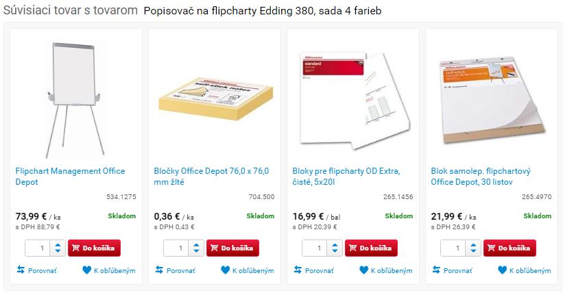 9. Porovnanie položiek E shop umožňuje prehľadne porovnať