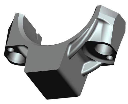 4 Tvorba 3D modelu stávající ojnice Pro vytvoření modelu jsem využil software PRO/ENGINEER 3.0 (dále Pro/E). Při modelování jsem použil základní příkazy objemového modelování.