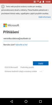 25 z 39 outlook.cz Gmail. Vyberete možnost Přidat e-mailovou adresu. 3. Zvolíte Outlook, Hotmail a Live.