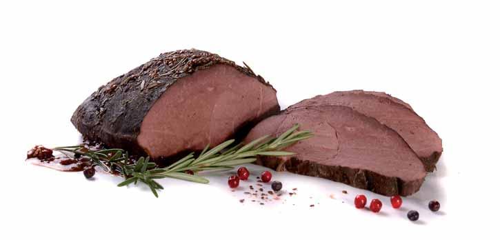 Hovädzia falošná sviečková predná kuchynská úprava 709051 1,6 2,8 kg balenie obsahuje cca 35 % výpeku Plátky: 100 C/8 minút.