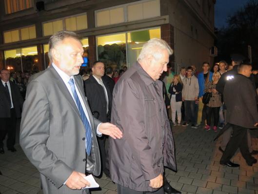 dalších organizací. Krátký projev pronesl primátor Daniel Pawlas.