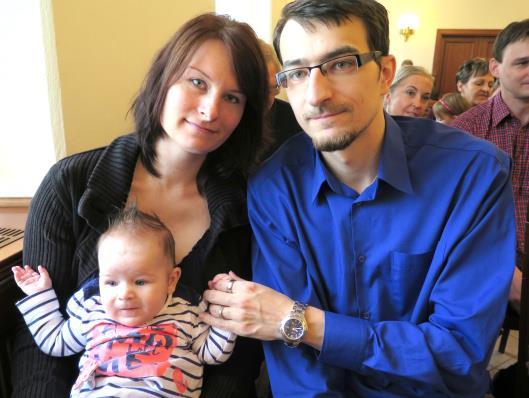 63 13. 4. Vítání občánků V obřadní síni na Zámečku byly v neděli 13.