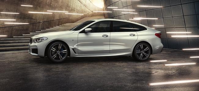 K úplne prvému BMW radu 6 GT môžete získať: 630d xdrive Zvýhodnený balík výbavy Balík opráv BRI na 5 rokov / 200 000 km * neplatí pre vozidlá plniace WLTP normu / platí pre motorové verzie 3.