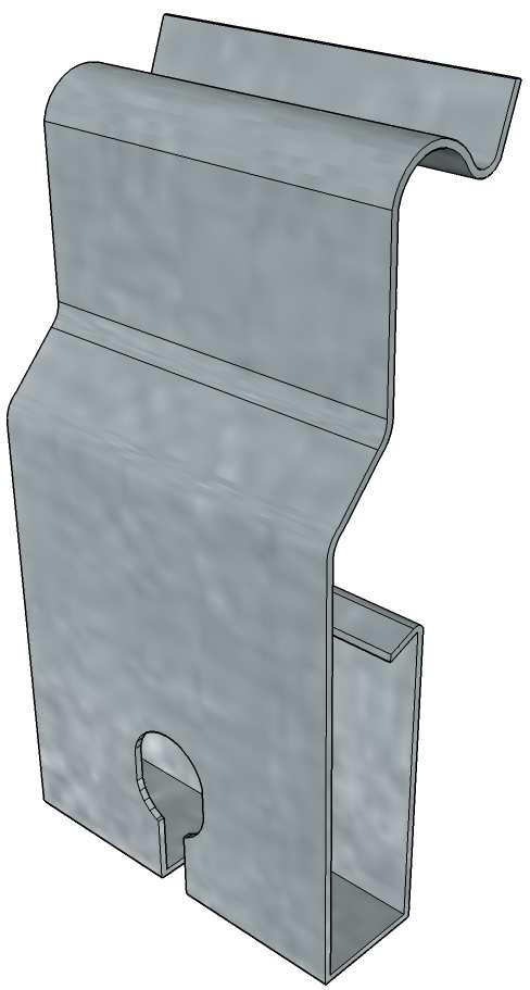 ZPV 00108976 Spojovací díl pro ZP 400 100 ks 8,0 kg 195,00 /100ks Stupňovitý Z-profil 4 m dlouhý ZP400/KOR s antikorozní úpravou třídy 40 bm 28,0 kg na vyžádání /bm ZP400/KORD s antikorozní úpravou