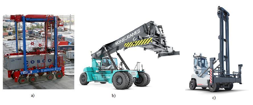 PŘEKLÁDACÍ MECHANISMY 3.2 MOBILNÍ PŘEKLADAČE Jedná se o mobilní překládací mechanismy, které mají charakteristiku silničních vozidel, případně vysokozdvižných vozíků.