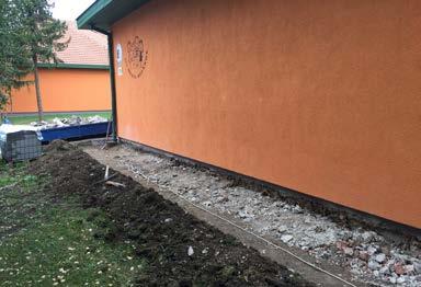 Chodník a parkoviště v Horákově