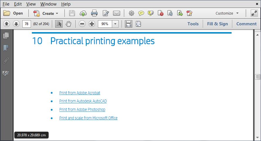 Tisk z aplikace Adobe Acrobat 1.