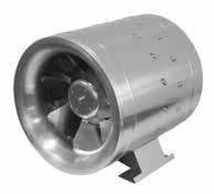 Ventilátory DIAGONÁLNÍ VENTILÁTOR ETALINE Nejúspornější dostupný potrubní ventilátor. Díky vysoké účinnosti motoru je dosaženo nejnižší spotřeby elektrické energie vzhledem k výkonu ve své třídě.