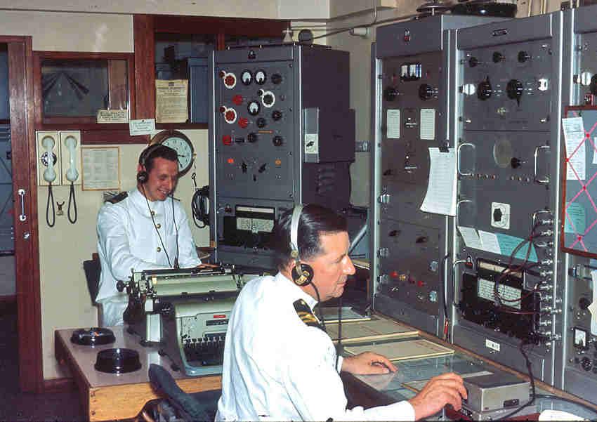 Historie rádiové komunikace na lodích R.M.S.