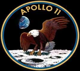 Apollo 11 M. Collinsem, který chtěl pro první přistání člověka na Měsíci zvolit symbol charakterizující mír.