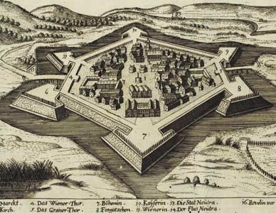 HISTORICKO - KULTÚRNO - SPOLOČENSKÝ ŽIVOT V NOVÝCH ZÁMKOCH Mesto Nové Zámky sa spomína už od roku 1545 ako obranná pevnosť. Prvý obranný hrad bol postavený na ľavom brehu Nitry.