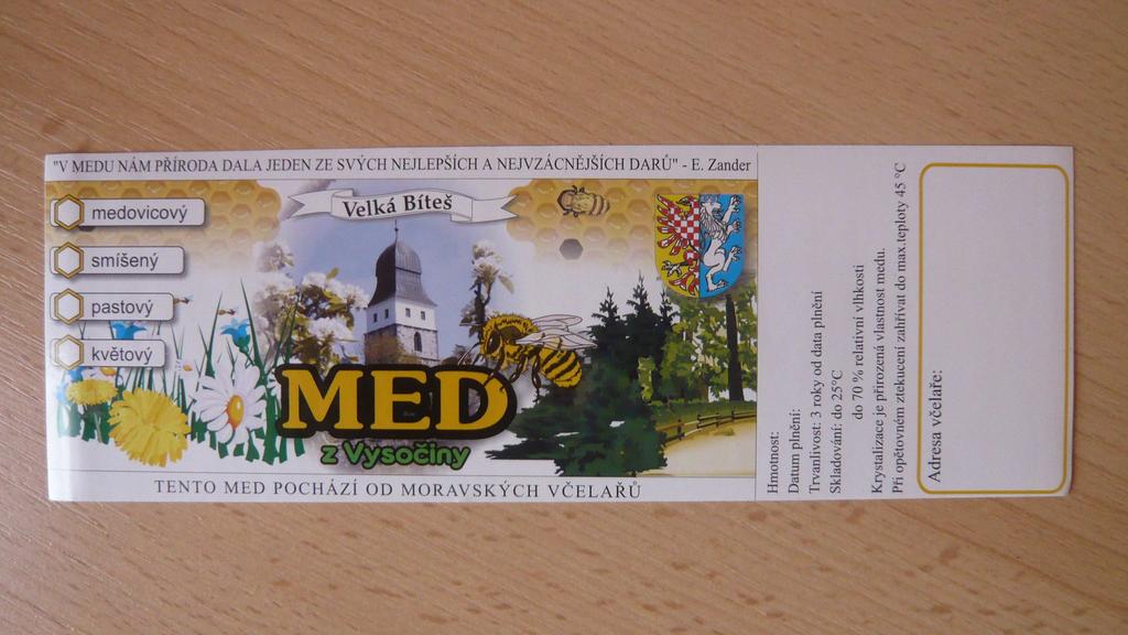 Jsou ale také údaje, které by se na etiketě neměly objevit vůbec. Mezi ně patří označení jako včelí med, pravý med, čistý med, domácí med, přírodní med, léčivý med a čerstvý med.