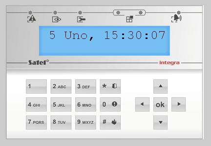16 ETHM-1 SATEL Obr. 12. Virtuální klávesnice ve webovém prohlížeči. 6.3 
