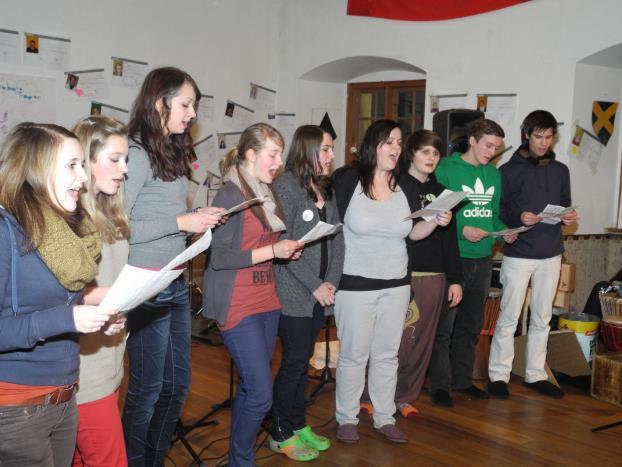 V sobotu probíhaly hudební a kreativní workshopy, jejichž cílem bylo učit mladé lidi komunikovat i jinými prostředky než je řeč.