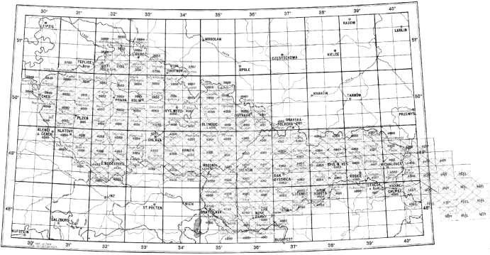 Poznámky k řešení sběru dat - Shromážděny rastrové obrazy topografických sekcí map III.