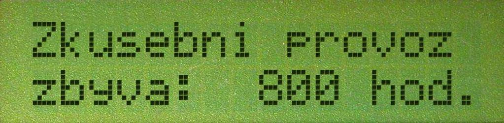 požadovanou číslici a stiskem knoflíku ji potvrdíme. Pokud jsme v režimu nastavení parametrů, pak se do hlavního menu dostaneme jeho ukončením (viz 9.9.). 7.