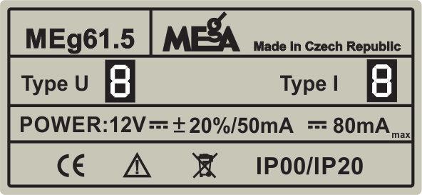 Indikátor zemních spojení a zkratových proudů MEg61.5 ab.