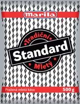 Kávy, čaje Káva mletá Standard 1000 g