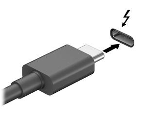 2. Připojte druhý konec kabelu k externímu zařízení Thunderbolt. 3.