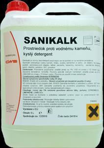 Riedenie: 3% Kód: C-220 Balenie: 1 l Cena: 3,570 bez DPH SANIKALK 5l Kód: C-225 Balenie: 5 l Cena:17,228 bez DPH BATHWASH Aktívny čistič na údržbu