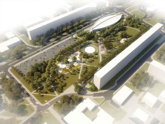 V dubnu letošního roku MČ Praha 9 fakticky převzala pozemky o rozloze 23 641 metrů čtverečních u stanice metra Střížkov k prodloužení proseckého parku Přátelství.
