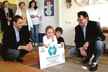 4 SPOLU // BŘEZEN 2017 // NOVINY ZAMĚSTNANCŮ SKUPINY UNIPETROL CHARITATIVNÍ SBÍRKA Ještě více splněných přání!