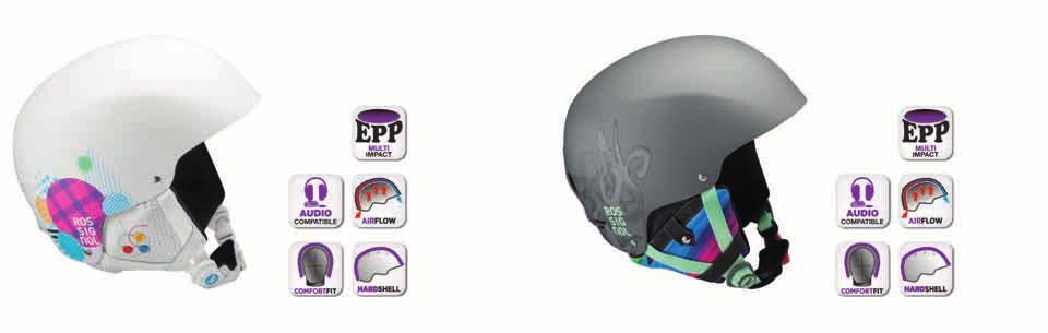 HELMY ALL SNOW/PARK & PIPE ALL SNOW RKCH403 RH1 TEMPTATION 8 VELIKOSTI: M L (55 58)/L XL (59 62) HMOTNOST (g): 420 VENTILACE: 6 VENTILAČNÍCH OTVORŮ, 2 OTVORY VZADU CERTIFIKÁT: CE EN 1077 ASTM 2040