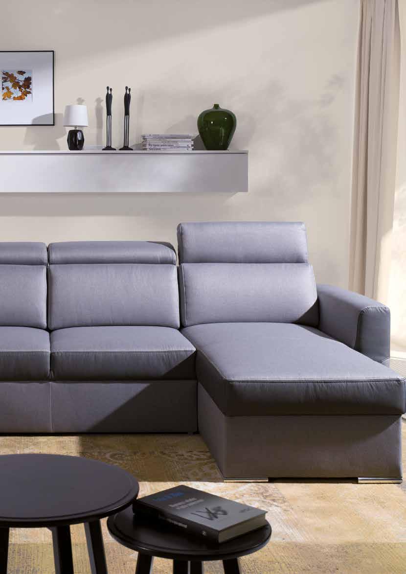 Kolekce Basic Ideálním řešením pro malé byty je kompaktní funkční sedací nábytek, který dokáže lépe využít malometrážní prostory.