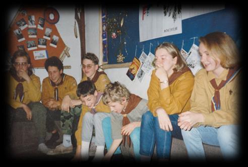 Nadílka 1994 se konala v pěkné klubovně leštinského oddílu Kondorů, který tvořily právě členové nově příchozích chlapců a dívek kmene Shawnee.