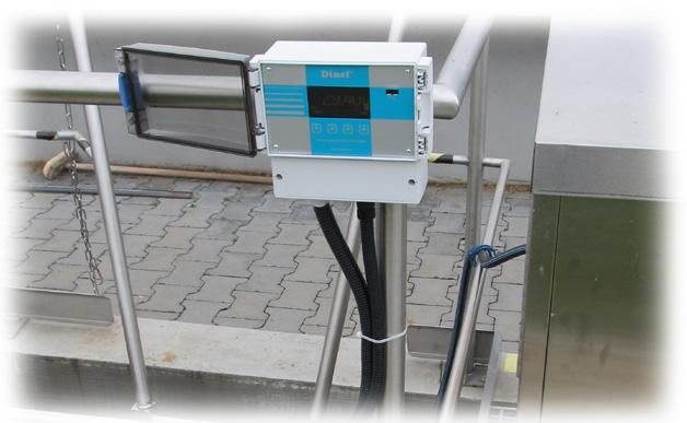 Průtokoměry Vyhodnocovací jednotka průtoku FCU-400 Pro měření okamžitého objemového průtoku v otevřených kanálech a žlabech Určeno do sestavy s ultrazvukovým